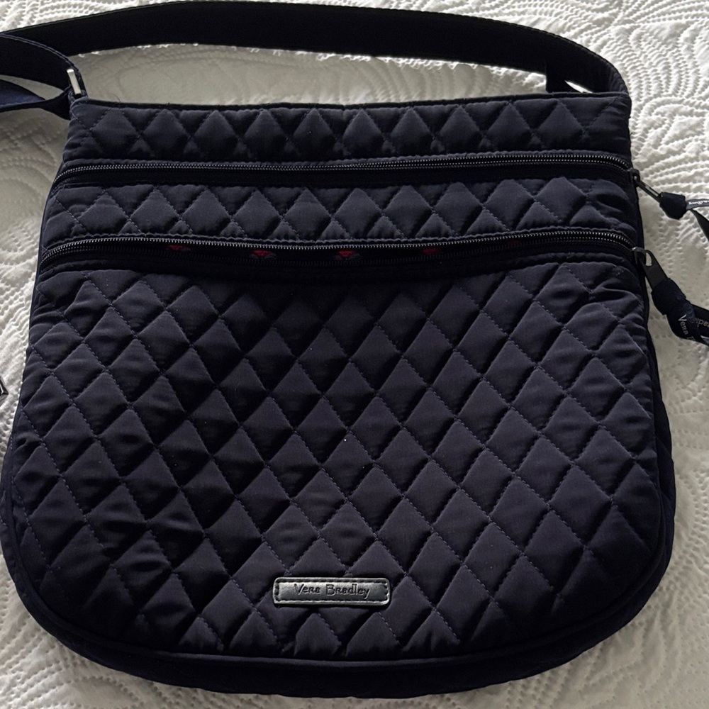 Vera Bradley Quilted Crossbody Bag - Navy